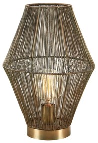 Lampada da tavolo in bronzo con paralume in metallo (altezza 38 cm) Casa - Markslöjd