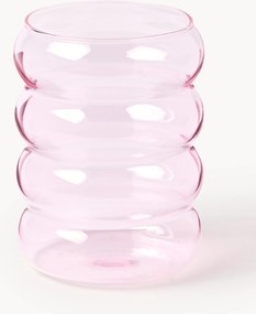 Set di 4 bicchieri in vetro soffiato borosilicato Bubbly
