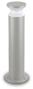 Piantana Contemporanea Torre Alluminio Grigio 1 Luce E27 15W Ip44