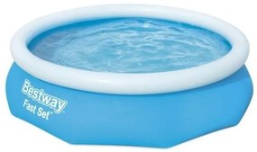 Bestway - piscina tonda fuori terra con anello gonfiabile superiore 305xH66 -57456