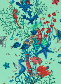 Clarke & Clarke Carta da parati Seaforest - Aqua