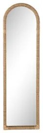 Specchio da parete Home ESPRIT Naturale Cristallo Scandi 48,5 x 4,5 x 170 cm