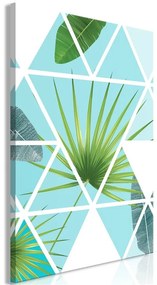 Quadro Geometric Palm (1 Part) Vertical