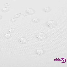 vidaXL 5 Tovaglie bianche 220 x 130 cm