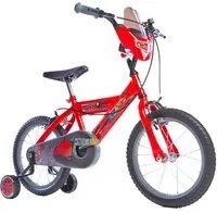 Bicicletta per Bambino 16 2 Freni con Licenza Disney Cars Rosso