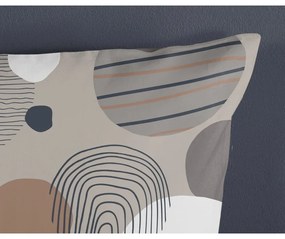 Set copripiumino e federa grigio in cotone per letto singolo ed esteso 140x220 cm Hendrik – Good Morning