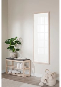 Scarpiera nera in legno di quercia con panca Confetti - Rowico