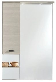 Specchio con illuminazione integrata bagno rettangolare Rimini H 108 x P 18.5 cm