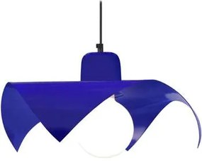 Tosel  Lampadari, sospensioni e plafoniere Lampada a sospensione rettangolare metallo blu cobalto  Tosel