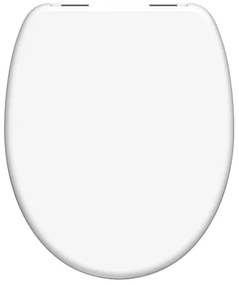 Schütte 82100-A - Sedile WC bianco a chiusura rallentata in Duroplast