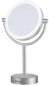 Sencor - Specchio cosmetico con retroilluminazione a LED LED/5W/230V acciaio inossidabile