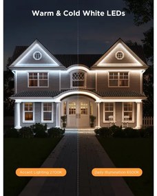 Govee - Striscia LED per esterni Pro SMART RGBICWW 10m Wi-Fi IP65