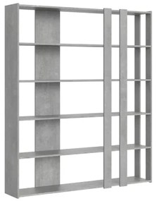 Libreria a parete in legno Cemento 178x204h cm - KATO C