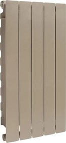 Termosifone in alluminio 5 elementi interasse 800 mm PRODIGE MODERN bronze