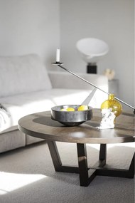 Tavolino rotondo in rovere marrone scuro ø 110 cm Boxford - Rowico