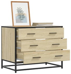 Cassettiera Rovere Sonoma 70x41x56 Cm İn Legno Multistrato /