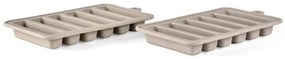 Stampi per ghiaccio in silicone in set da 2 - Bitz