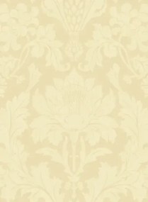 Damask Tapete Fonteyn von Cole & Son - Pale Yellow