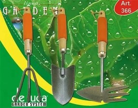 Set 3 utensili giardino manico anat