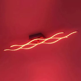 JUST LIGHT. 16266-55 -Plafoniera LED RGB dimmerabile LOLA WAVE LED/30W/230V + +TC