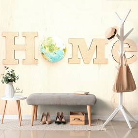 Carta da parati – Con scritta Eco Home