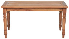 Tavolino batavia in legno di teak 90x50x45 cm