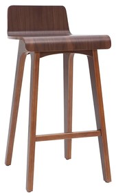 Sedia da bar legno scuro BALTIK