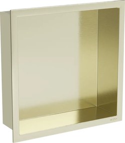 Mexen X-Wall-R mensola a nicchia con cornice 30 x 30 cm, oro spazzolato - 1950303010
