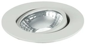 Incasso led orione bianco in alluminio 7w 650lm 4000k 8,7x8,7x5,7cm...