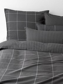 Copripiumino reversibile in flanella di cotone Noelle