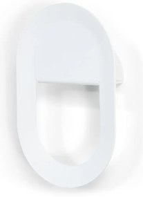 Gancio da parete bianco in acciaio Coucou – Spinder Design