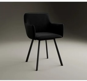 Sedia da pranzo AMELIA nero