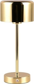 Lampada da tavolo a LED dimmerabile in oro (altezza 30 cm) Jeff - Trio