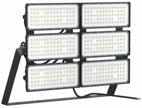 Faro Modulare LED 1.200W IP66 167lm/W No Flickering con driver Philips Colore Bianco Naturale 4.000K