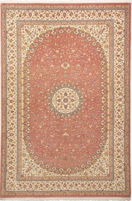 Isfahan Tappeto 140x200 Rosso (Iran) Annodato A Mano