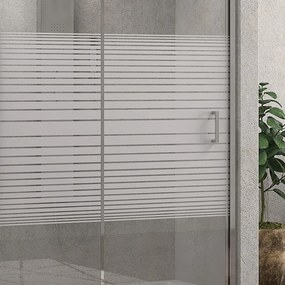 Doccia nicchia 100cm vetro serigrafato altezza 180cm K410N - KAMALU