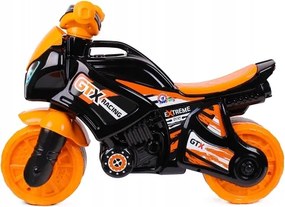 Bici senza pedali a forma di moto arancione/nera