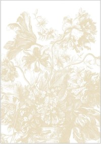 Carta da parati Frans Uyterlinde - Engraved Flowers