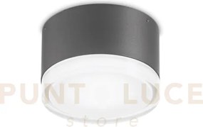 Urano plafoniera da esterno ip44 1 luce attacco gx53 antracite 12cm