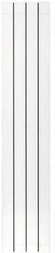 Radiatore acqua calda PRODIGE SUPERIOR in alluminio, 4 elementi, interasse 1600 mm, bianco