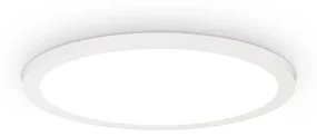 Plafoniera Moderna Fly Alluminio-Materie Plastiche Bianco Led 18W 3000K D35Cm