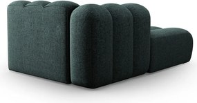 Chaise longue componibile turchese (con penisola a sinistra) Lupine – Micadoni Home