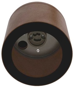 Applique da soffitto IP54 GU10 in Alluminio e Vetro - Corten