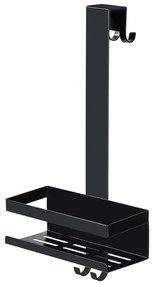 Mensola da bagno da appendere nera in acciaio inox Bribano – Wenko