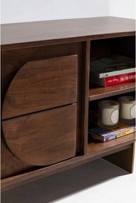 Mobile TV marrone in mango massiccio 145x55x40 cm Trisha – MOME