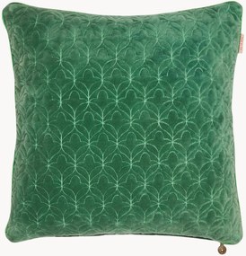 Cuscino reversibile in velluto di cotone Quilty Dreams