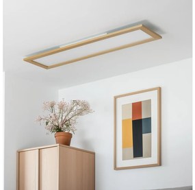 Eglo-LED RGBW pannello da soffitto sovrapposto SALOBRENA-C LED/34W/230V marrone + telecomando