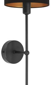 Lampada da parete MADELA 1xE14/40W/230V nera