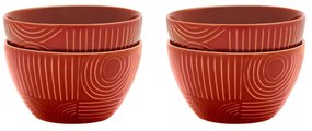 Set di 4 ciotole in ceramica color mattone da 400 ml Arc - Maxwell &amp; Williams