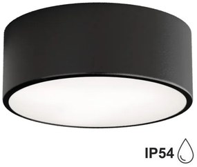 Brilagi - Plafoniera da bagno CLARE 1xE27/24W/230V diametro 20 cm IP54 nero